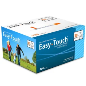 EasyTouch Insulin Syringe - 30G 1CC 5/16" - BX 100